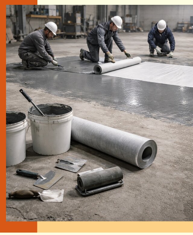 Гидроизоляция промышленного пола в Орехово-Зуево — защита и долговечность