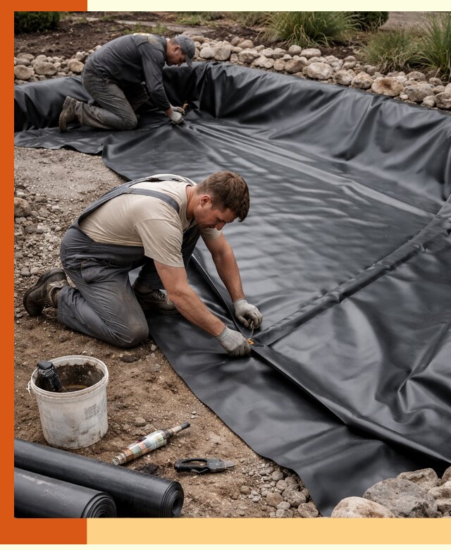 Гидроизоляция пруда в Орехово-Зуево: надежная защита и герметизация