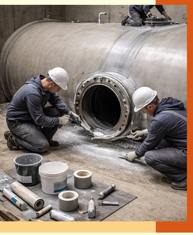 Гидроизоляция резервуара с топливом в Орехово-Зуево от 78150 руб. под ключ | ТепломастерРхв