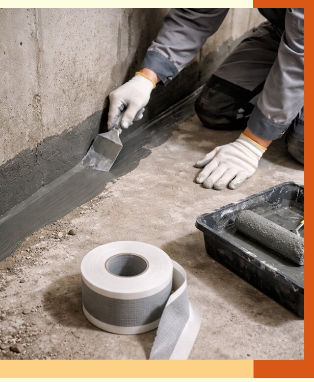 Гидроизоляция швов и герметизация стыков в Орехово-Зуево от 1303 руб. | ТепломастерРхв