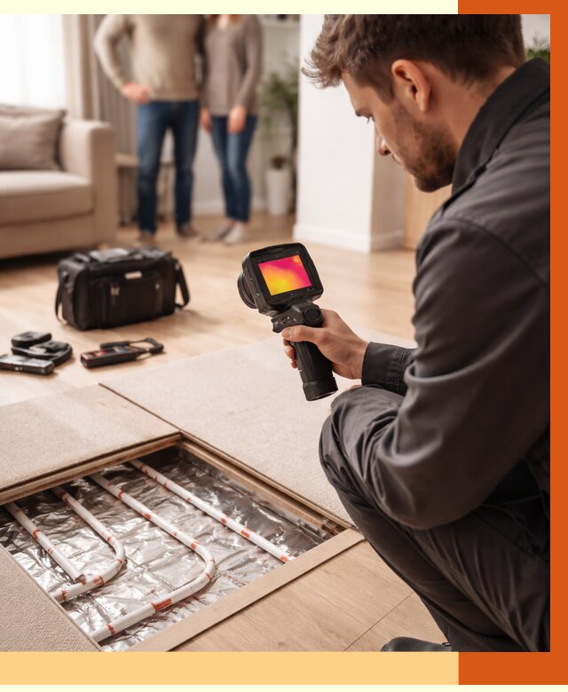 Тепловизионное обследование теплого пола в Орехово-Зуево от 4689 руб. — ТепломастерРхв