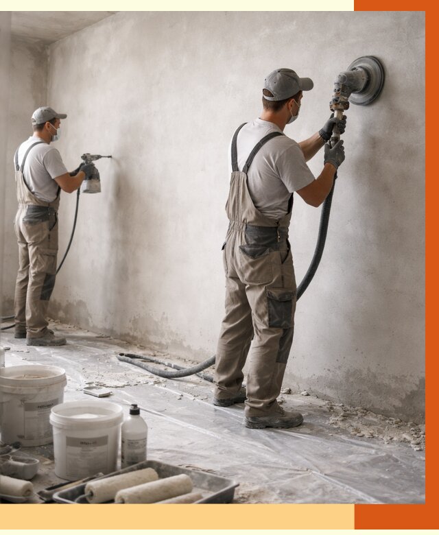 Подготовка поверхности под напыление в Орехово-Зуево от 1250 руб. — ТепломастерРхв