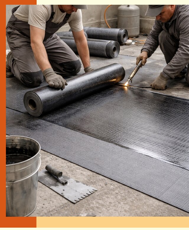 Монтаж гидроизоляционной мембраны в Орехово-Зуево для зданий и конструкций