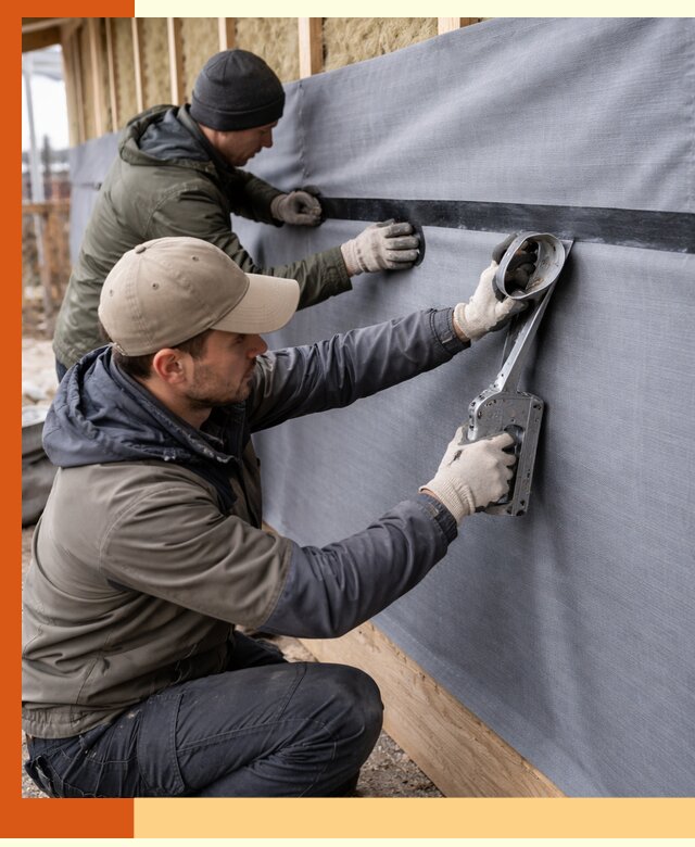 Монтаж ветроизоляции зданий и конструкций в Орехово-Зуево