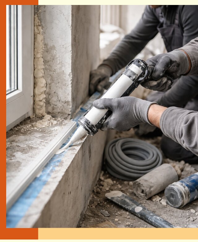 Герметизация стыков и примыканий зданий в Орехово-Зуево