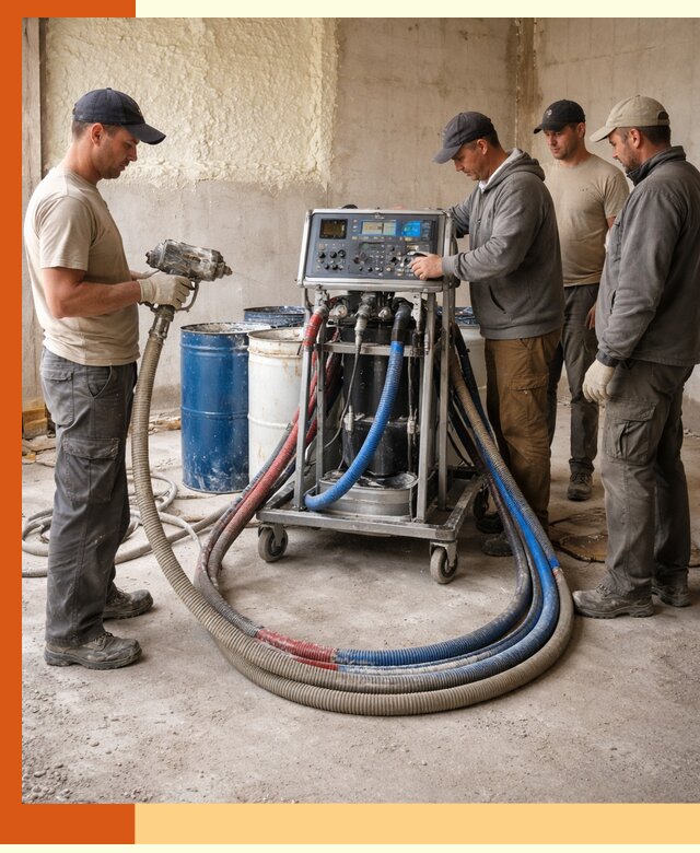 Аренда установки для напыления ППУ в Орехово-Зуево на выгодных условиях